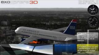 Flight 1549 3D Reconstruction, Hudson River Ditching Jan 15, 2009