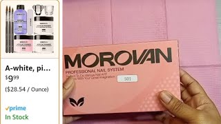 Cheap Morovan acrylic nail kit!!