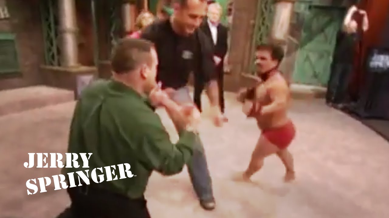 Midgets Fighting On Springer