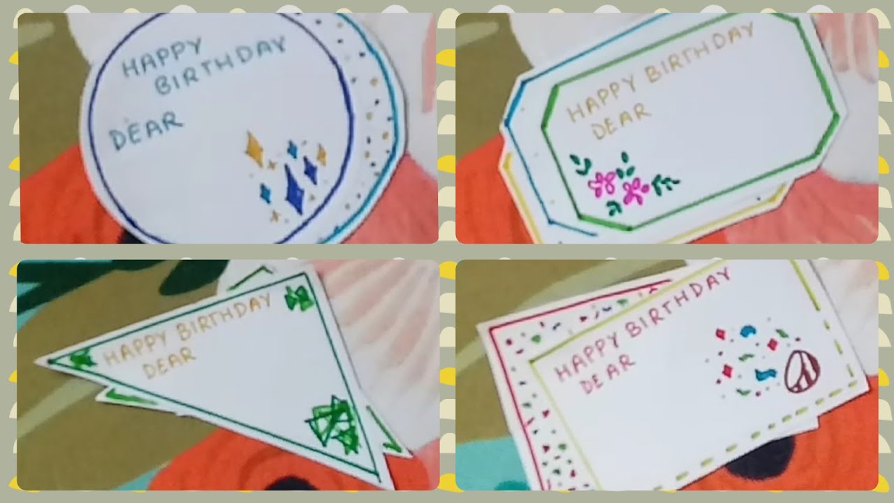 Diy Name Plates Birthday Card Nameplates Birthday Gift Name Plates 😃😎😇 YouTube