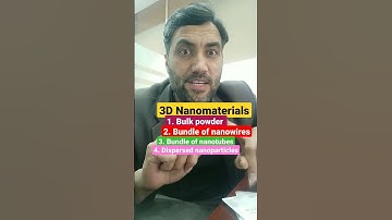 3D Nanomaterials | None of its Dimensions is below  100 nm