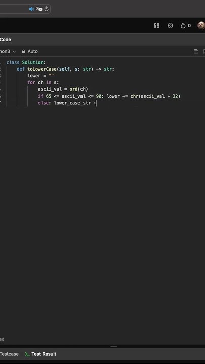 Leetcode 709: To Lower Case - YouTube