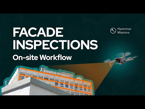 Drone Facade Inspections | Complete Workflow | Hammer Missions - video from Hammer Mission