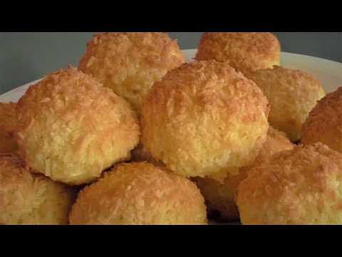 كرات جوز الهند او كعب الغزال ب 3 مكونات فقط