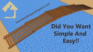 How To Build A Simple Wood Bridge - Leonardo Da Vinci Style