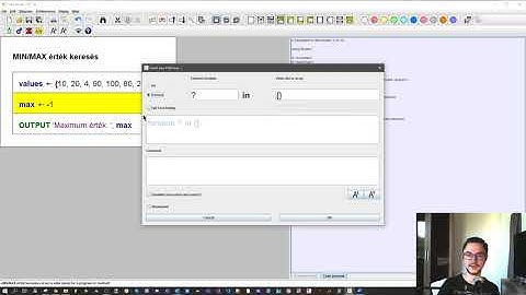Programozási tételek | 5. Szélsőérték kiválasztás
