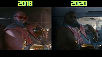 Cyberpunk 2077 2018 vs 2020 Early Graphics Comparison