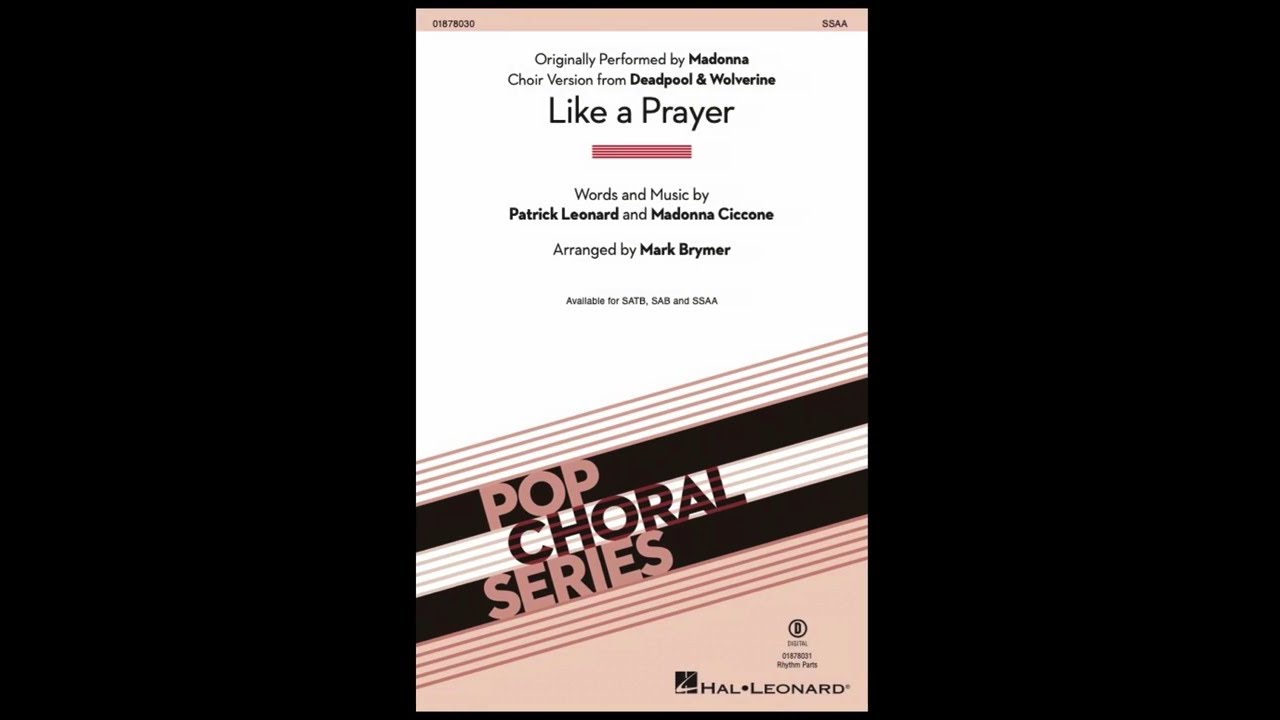 Like a Prayer by Madonna | SSAA Choir | Arr. Mark Brymer