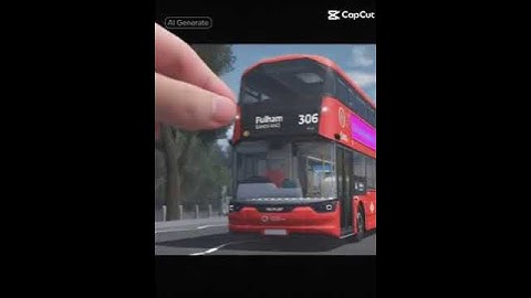 the new eletric bus for croydon is canceled. #roblox