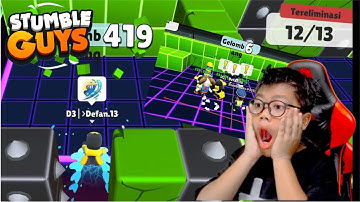 DEFAN13 MAKE RECORD IN BLOCK DASH ENDLEES😱 #stumbleguys #viral