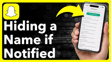 Hoe je iemands naam in Snapchat-meldingen kunt verbergen
