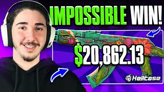 I TURNED THE IMPOSSIBLE INTO A WIN!! (Hellcase Promo Code 2025)