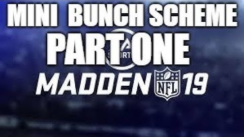Madden 19 Glitches Cheats and Tips - Bunch Scheme - One Way