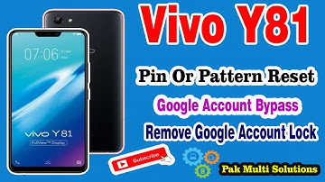 Vivo Y81 Pattern l pin Unlock With Miracle Box One Click Easy Way l vivo y81 FRP Bypass 1000% Unlock