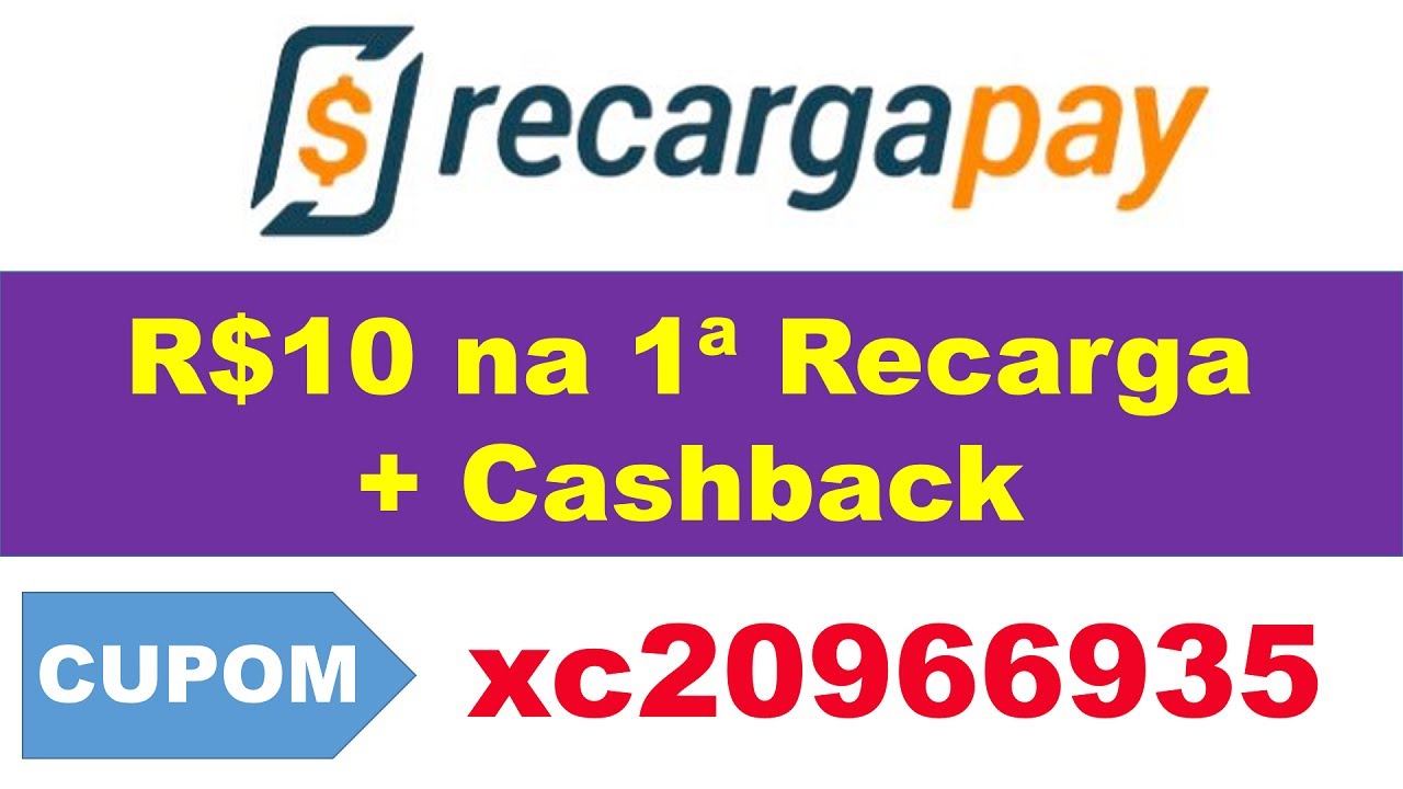 Ganhe 10 Reais com Recarga Pay brufer757 cupom desconto - Mercado