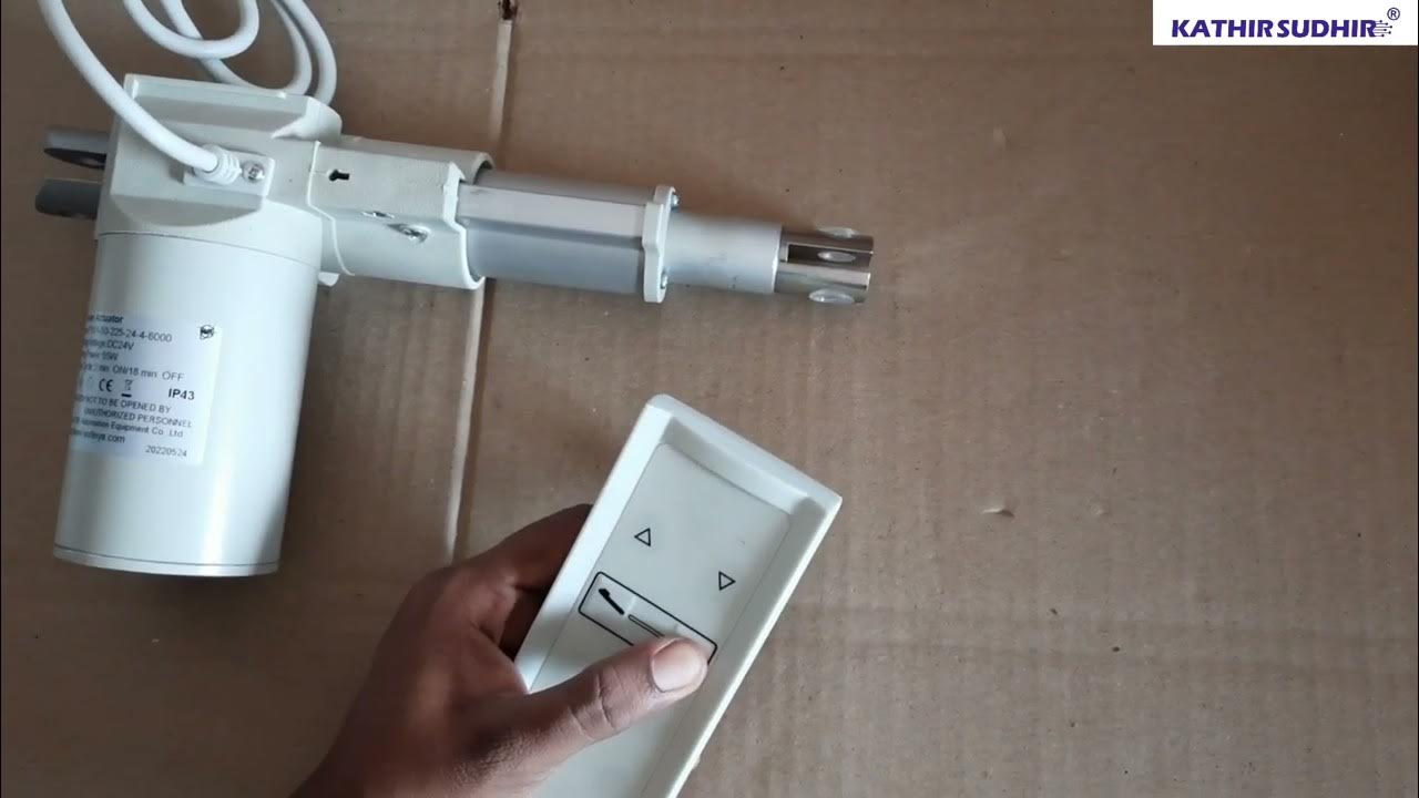 Linear Actuator KS FY01 50mm, 24VDC, 4mmsec,6000N, IP43 YouTube