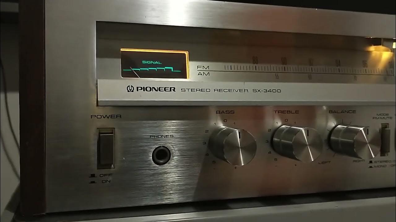 PIONEER SX3400 AUDIO DEMO EXITAUDIO YouTube