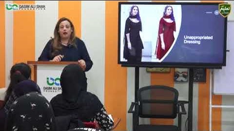 Influence of dressing in our attitude by Saman Asad.