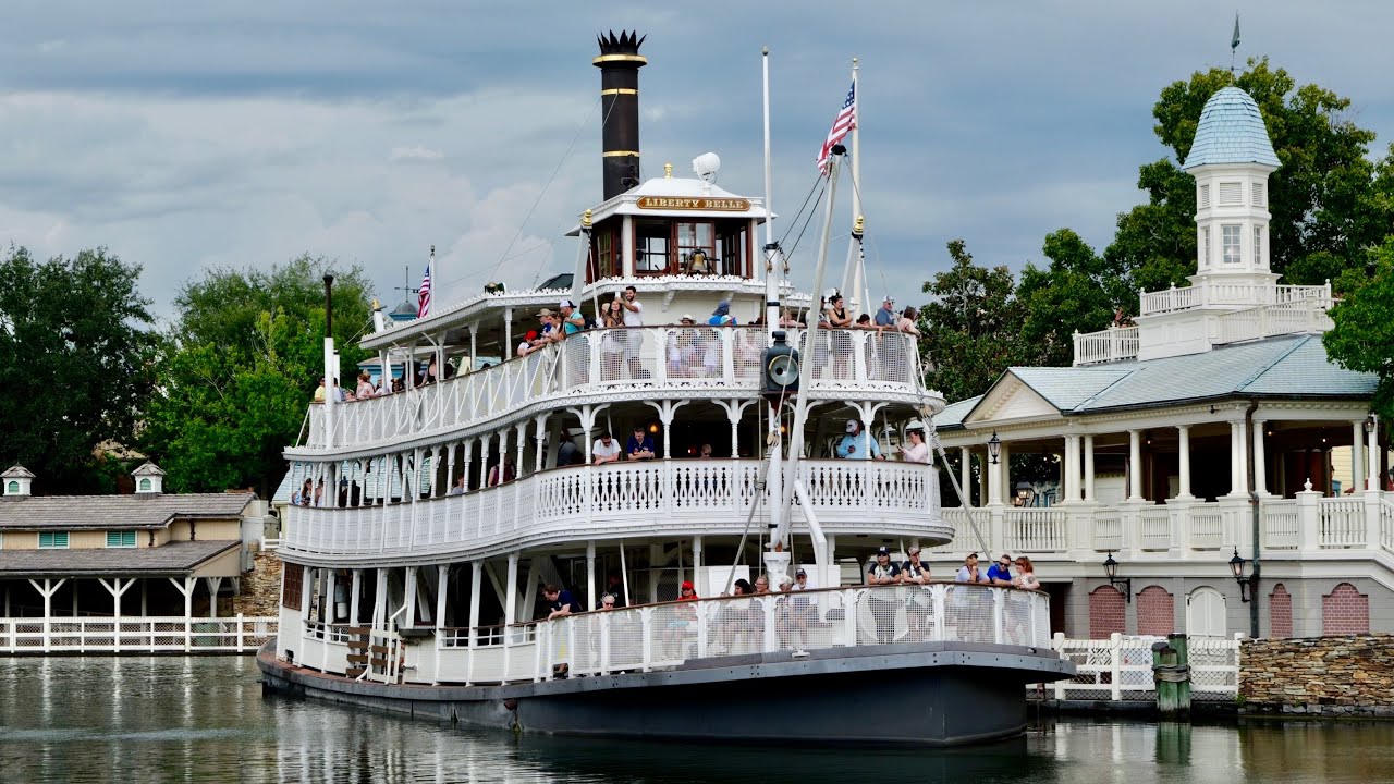 Magic Kingdom Liberty Belle Riverboat 2024 Complete Ride POV Experience in 4K | Walt Disney World