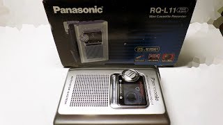 Обзор диктофона  Panasonic RQ L11