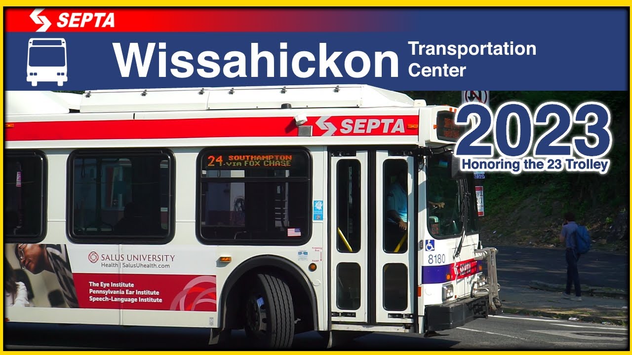 SEPTA Bus Action at Wissahickon Transportation Center in 2023