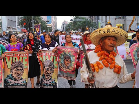 Marchan para exigir justicia por el asesinato de Samir Flores