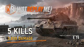 E 75 Tier IX HT Replay | Safe Haven | 5 Kills