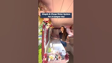 My Sink In My Van…. Cheap & Simple Water System For Camper Vans & Van Builds