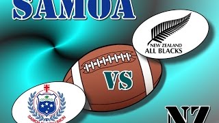 All Blacks vs Samoa &#39;2015&#39; -  Passionate Samoan Fans In New Zealand And Samoa