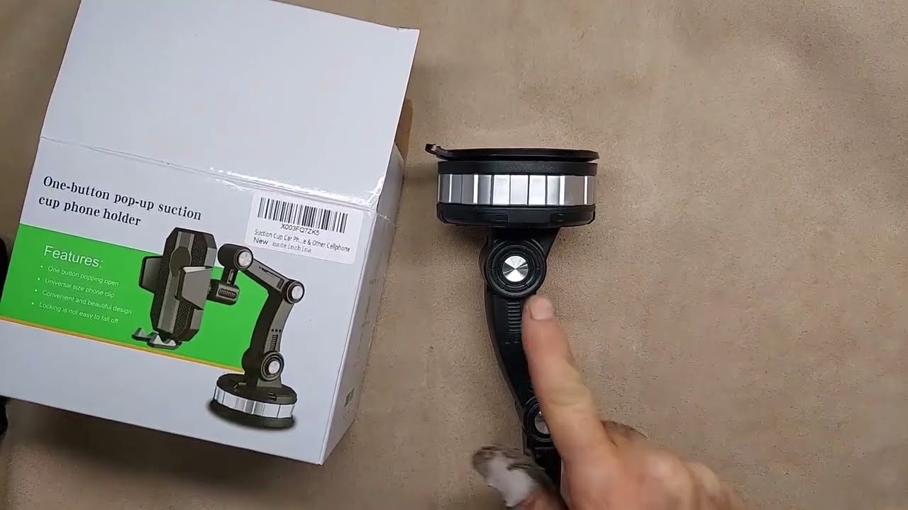 Автомобильный держатель для телефона на присоске, обзор универсальной подставки для сотового теле...