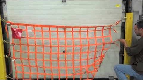 Post Mount Loading Dock Safety net