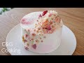 桜ショートケーキの作り方 | ASMR ケーキ作り 桜ショートケーキ