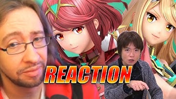 MAX REACTS: Pyra/Mythra - Smash Bros. Direct