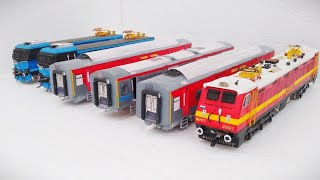 Unboxing WAP4 & HO Scale Indian Train Starter Set | Set up and Short Run REMOTE CONTROL WAP4 LOCO |