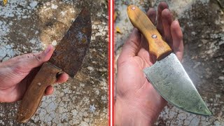 Restauração de uma velha faca enferrujada/Meu mundo restauração