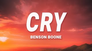 Benson Boone - Cry (Lyrics)