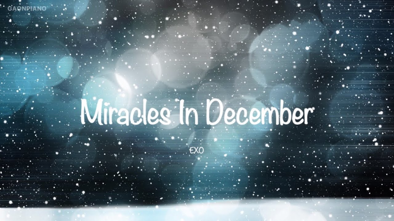 EXO - 12월의 기적 (Miracles In December) |Piano Cover|Sheet Music