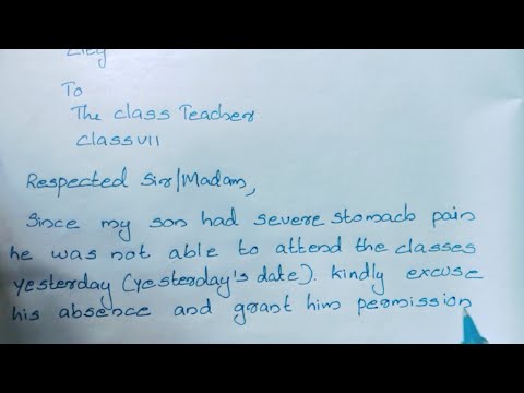 Leave Letter On