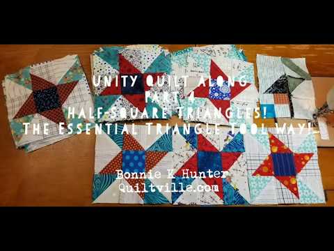 Unity Quilt Along, Part 4 - Essential Triangle Tool Demo!