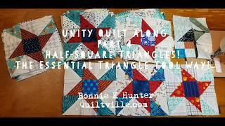 Unity Quilt Along, Part 4 - Essential Triangle Tool Demo!