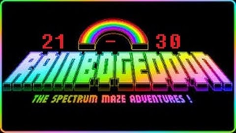 Nitrome - Rainbogeddon levels 21-30 walkthrough
