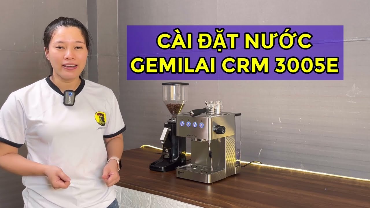 Bí Quyết Pha Chế Tuyệt Hảo - Hướng Dẫn Sử Dụng Gemilai CRM 3005E