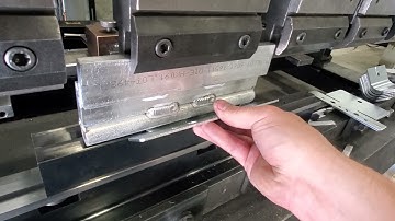 Bump Forming - Amada RG80 Press Brake - Sheetmetal Manufacturing
