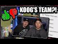 I LET KOOGS PICK MY RANKED SEASONS TEAM! IT WAS INTERESTING...