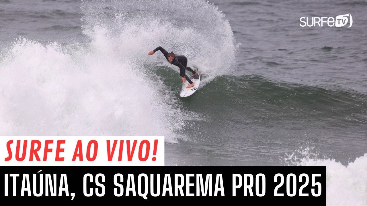 Live direto de Itaúna 10/10 - CS Saquarema Pro 2025 / Surfe TV e Waves 