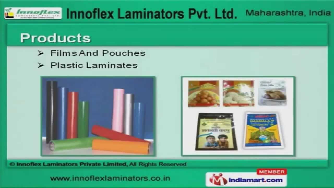 Plastic Laminates by Innoflex Laminators Private Limited Pune YouTube