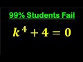 Solving a 'Harvard' University entrance exam | Find k?