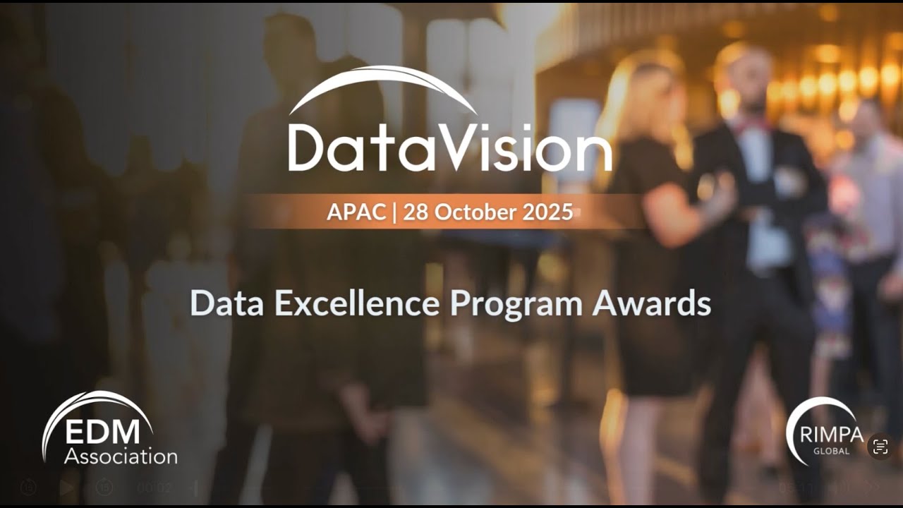 DataVision 2025 APAC - Data Excellence Program Awards