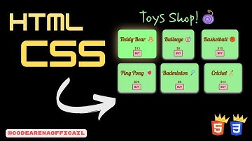 Toy Shop Website Design with HTML and CSS: Tips and Tricks for a Professional Look!