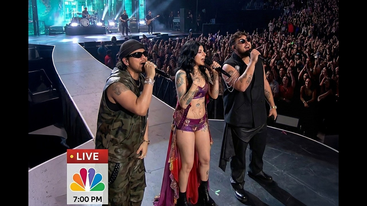 Cazzu, Fuerza Regida y Grupo Frontera  - Salgo a Beber (En Vivo / Mexico 2025) (Tema para nodal)